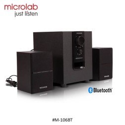 Microlab Speaker M-106Bt Powerful 2.1 Bluetooth