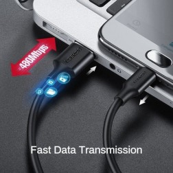 Ugreen Cable Usb To Micro Usb 2.4A Fast Charge & Data 1Meter 60136