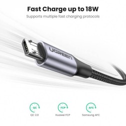 Ugreen Cable Usb To Micro Usb 2.4A Fast Charge & Data 60147