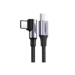 Ugreen Cable Usb-C To Angled Usb-C Pd60W Fast Charge & Data 2M 50125