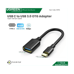 Ugreen Cable Otg Adapter From Usb-C 3.1 Male To Usb 3.0 Female 30701