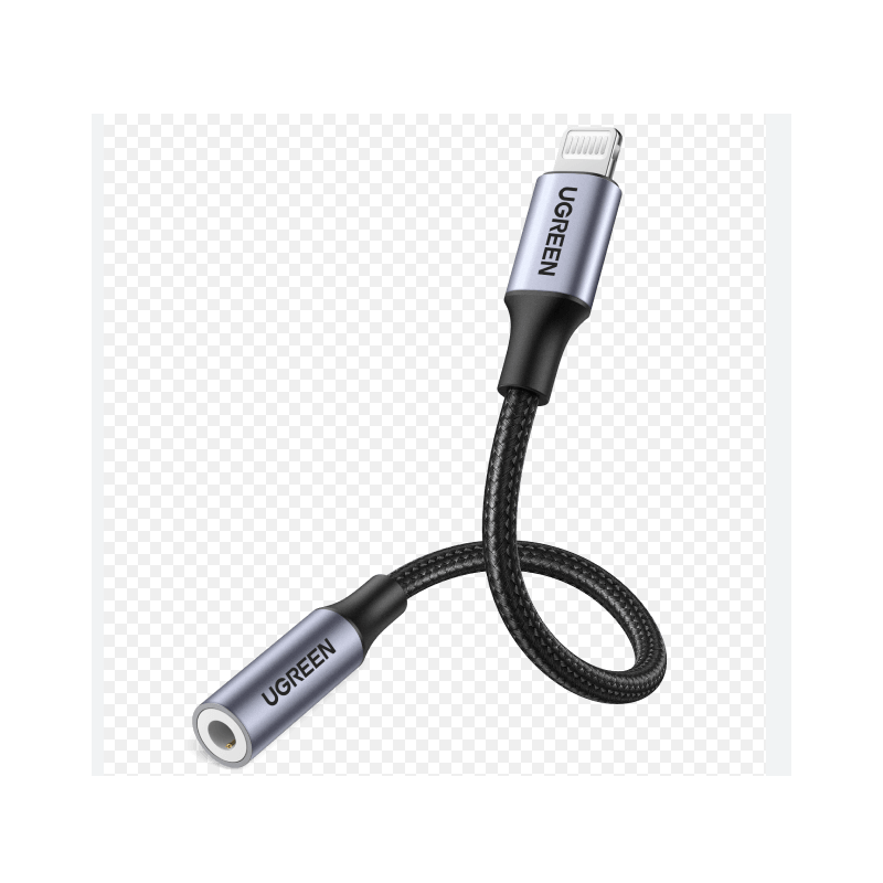 Ugreen Cable Lightning To 3.5Mm Audio Female 10Cm Ugreen Cable Lightning To 3.5Mm Audio Female 10Cm