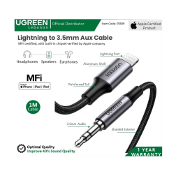 Ugreen Cable Lightning To 3.5Mm Aux 1M