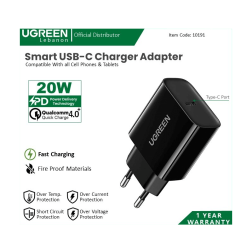 Ugreen Adapter Pd 20W Usb-C Cell Phone Fast Charger