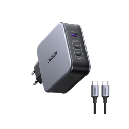 Ugreen Nexode 140w Gan Tech 3 Ports Charger For Phone, Macbook & Laptop 90549