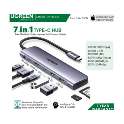 Ugreen Adapter 7-In-1 Usb-C Hub Docking Station 15214