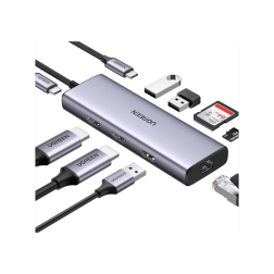 Ugreen Dual Display 9-In-1 Usb-C Hub Docking Station Adapter 90119