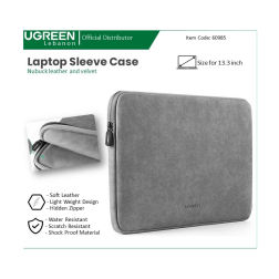 Ugreen Bag Laptop Sleeve Soft Leather, Light & Portable 60985