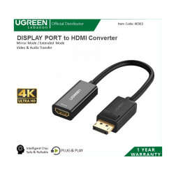 Ugreen Converter 4K Dp To Display Port Hdmi Female 40363