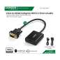 Ugreen Cable Vga To Hdmi Adapter With 3.5Mm Audio Full Hd And Usb-C Power Port 50945 Ugreen Cable Vga To Hdmi Adapter With 3.5Mm Audio Full Hd And Usb-C Power Port 50945