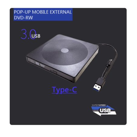 Board-X Dvdrw External Usb-C / Usb 3.0