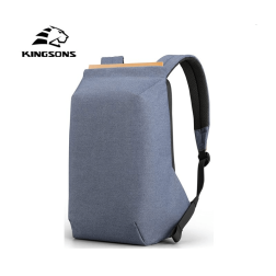 kingsons backpack Simple Design Ks3207W, 15.6 Inch, Light Blue, Water-Resistant, Light Weight