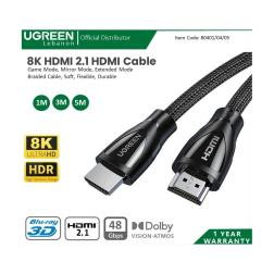 Ugreen Cable 8K Hdmi 2.1 Braided 80401