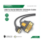 Ugreen Cable Usb To Serial Db9 Rs-232 Male Adapter Ugreen Cable Usb To Serial Db9 Rs-232 Male Adapter