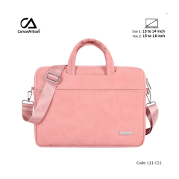 Canvasartisan Bag Laptop Business L11-C22 Pink 13, High Quality Leather
