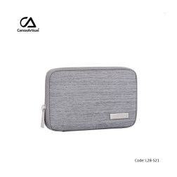 Canvasartisan Electronic Organizer L28-S21 Gray Pouch Bag, Water-Resistant