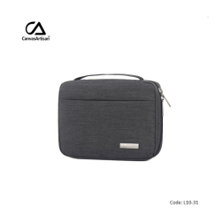 Canvasartisan Electronic Organizer L10-31 Dark Gray Pouch Bag, Water-Resistant
