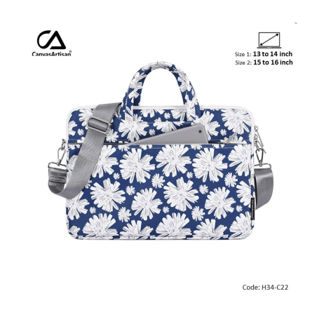 canvasartisan bag laptop Fashion Design H34-C22 Blue, Durable And Water-Resistant