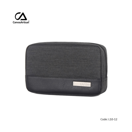 Canvasartisan Electronic Organizer L10-12 Dark Gray Pouch Bag, Water-Resistant