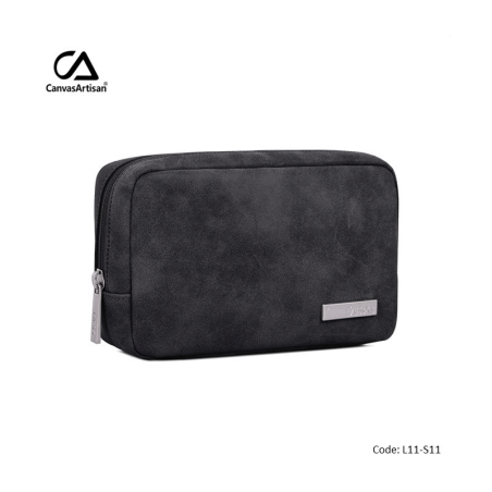 Canvasartisan Electronic Organizer L11-S11 Black Pouch Bag, Water-Resistant