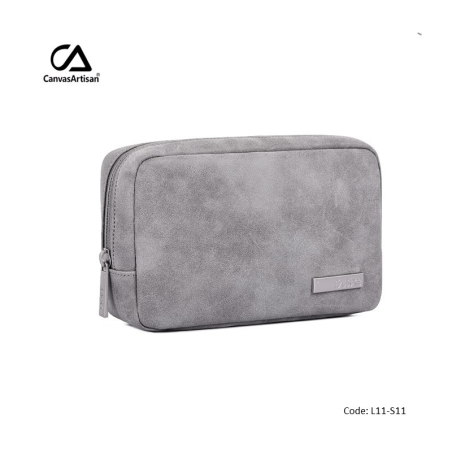 Canvasartisan Electronic Organizer L11-S11 Gray Pouch Bag, Water-Resistant