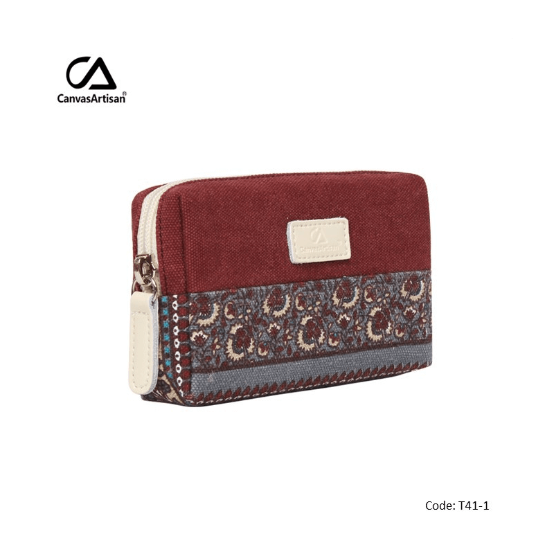 Canvasartisan Electronic Organizer T41-1 Red Pouch Bag, Water-Resistant Canvasartisan Electronic Organizer T41-1 Red Pouch Bag, Water-Resistant