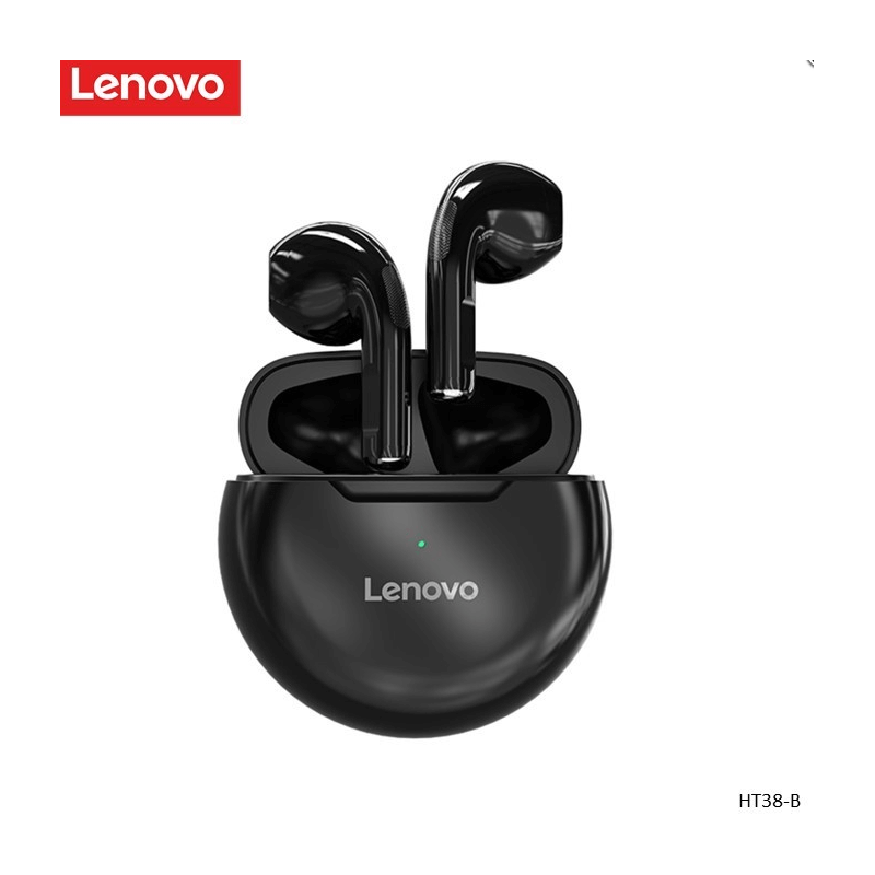 Lenovo Earphone Tws Wireless Bluetooth Ht38 (Black) Lenovo Earphone Tws Wireless Bluetooth Ht38 (Black)