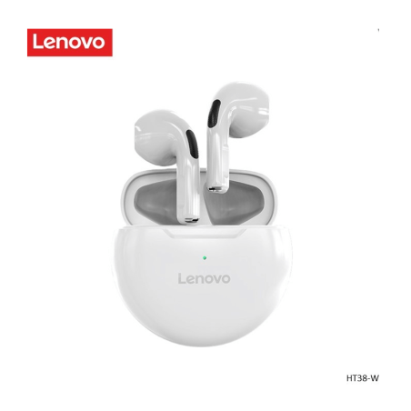 Lenovo Earphone Tws Wireless Bluetooth Ht38 (White)