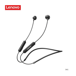 Lenovo Earphone Wireless Sports Bluetooth 5.0 In-Ear Neckband With Mic Sh1