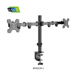 Kaloc Stand Dw220-J Dual Monitor Desk Mount, Heavy Duty & Fully Adjustable