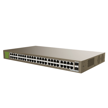Tenda Switch Layer 2 48 Ports Gigabit (2SFP ports) Teg1050F Unmanaged Rack