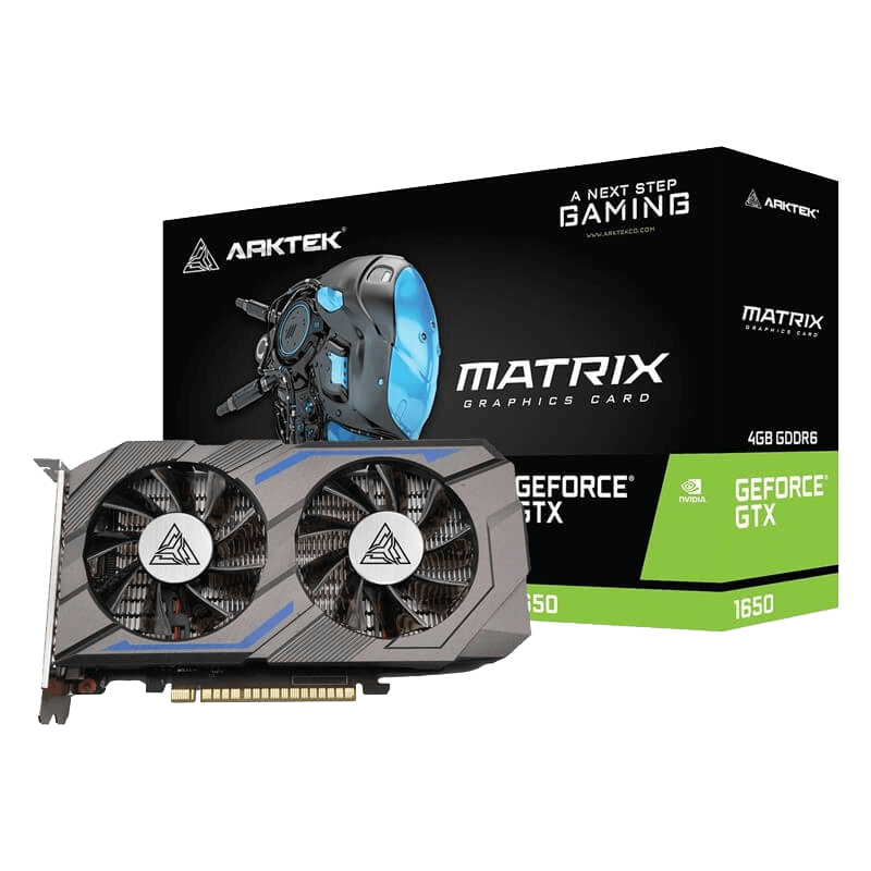 Arktek Gaming Graphic Geforce 4Gb DDR6 GTX1650 AKN1650D6S4GH1 Arktek Gaming Graphic Geforce 4Gb DDR6 GTX1650 AKN1650D6S4GH1