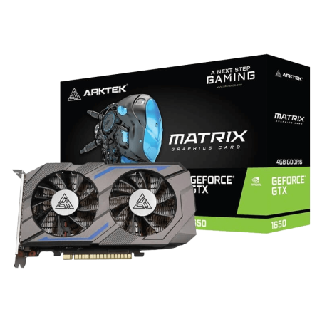 Arktek Gaming Graphic Geforce 4Gb DDR6 GTX1650 AKN1650D6S4GH1
