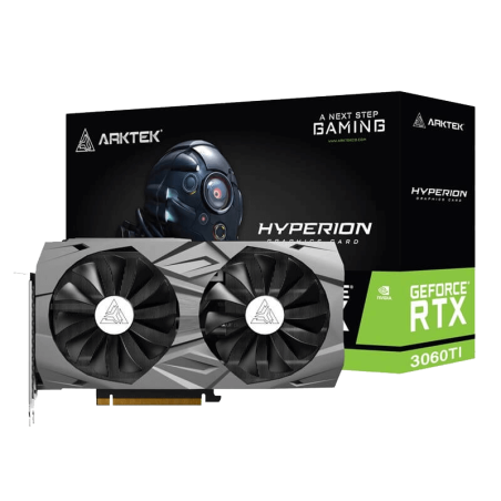 Arktek Gaming Graphic Geforce 8Gb DDR6 RTX3060TI AKN3060TID6S8GH1
