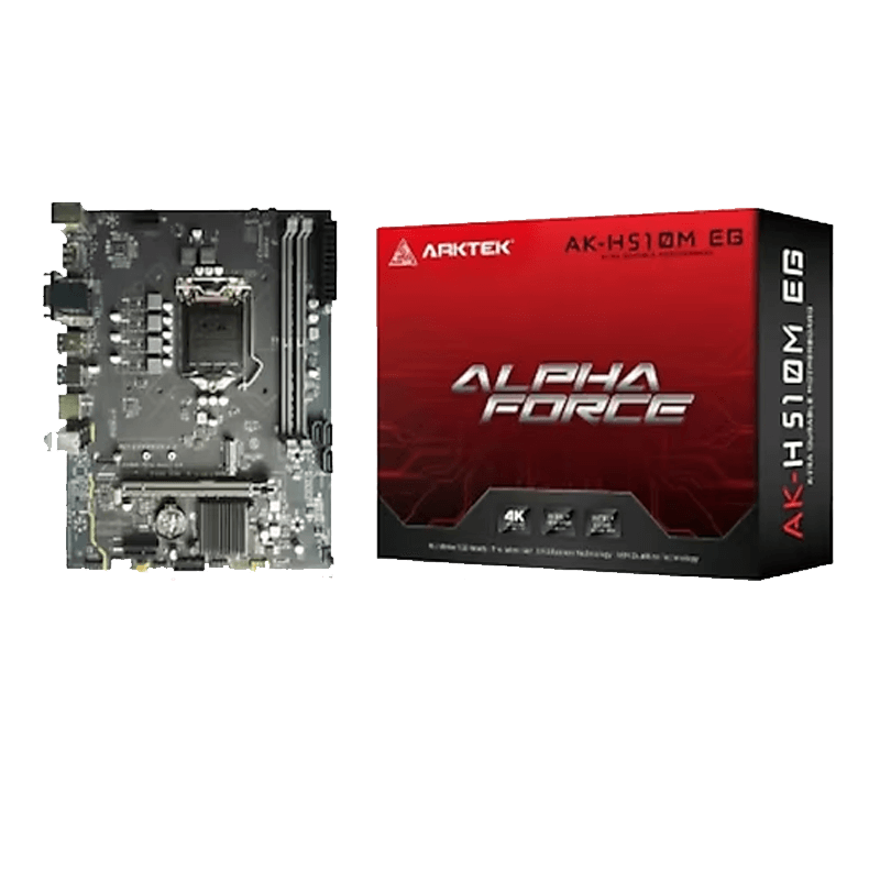 Arktek Motherboard H510M EG DDR4 LGA1200 AK-H510M-EG Arktek Motherboard H510M EG DDR4 LGA1200 AK-H510M-EG