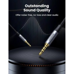 Ugreen 3.5MM MALE TO 3.5MM MALE AUDIO MIC CABLE UGREEN AV183 - 20785