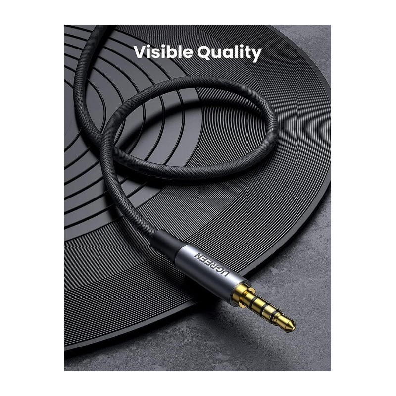 Ugreen 3.5MM MALE TO 3.5MM MALE AUDIO MIC CABLE UGREEN AV183 - 20785 Ugreen 3.5MM MALE TO 3.5MM MALE AUDIO MIC CABLE UGREEN AV183 - 20785