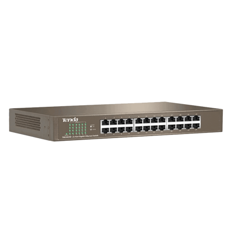 Tenda Switch Layer 2 24 Ports Gigabit Teg1024D Unmanaged Rack