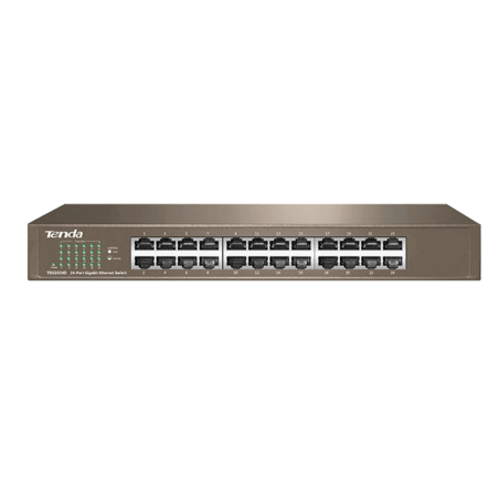 Tenda Switch Layer 2 24 Ports Gigabit Teg1024D Unmanaged Rack
