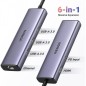 Ugreen 6-IN-1 USB-C HUB DOCKING STATION ADAPTER CM512 - 15598 Ugreen 6-IN-1 USB-C HUB DOCKING STATION ADAPTER CM512 - 15598