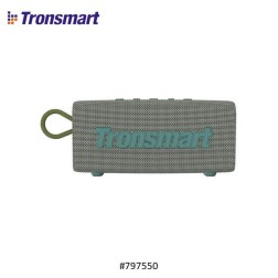 TRONSMART TRIP 10W WATERPROOF BLUETOOTH PORTABLE OUTDOOR SPEAKER WITH BUILT IN BATTERY, UP TO 20 HOURS PLAYTIME 797550 (GRAY)