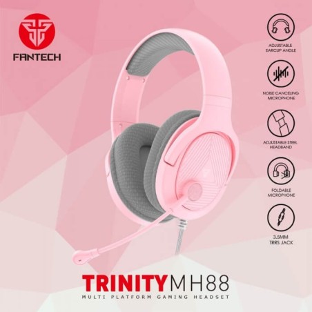 FANTECH MH88 TRINITY GAMING HEADSET (PINK)
