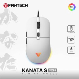 FANTECH VX9S KANATA RGB GAMING MOUSE (WHITE)