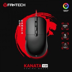 FANTECH VX9 KANATA RGB GAMING MOUSE (BLACK)