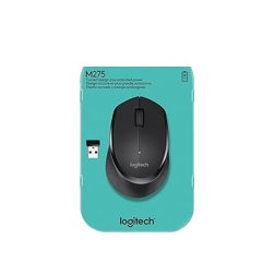 Logitech Mouse M275 2.4Ghz Wireless 1000 DPI 3 Buttons Black