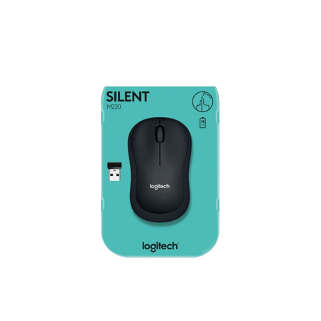 Logitech Mouse M220 2.4Ghz Wireless 1000 DPI 3 Silent Buttons Black